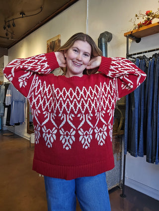 The Oakley Oversized Knit Sweater Top