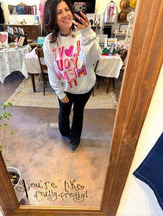 Love You, Mean It Crewneck ￼