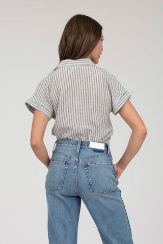 Harbor Stripe Linen Shirt