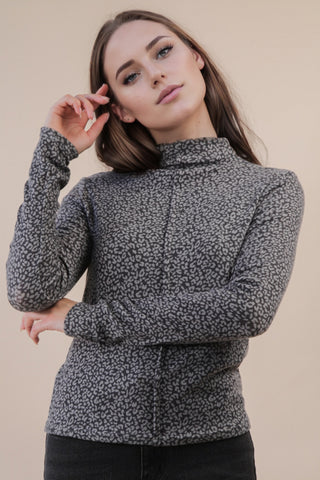 The Leopard Knit Fall Top