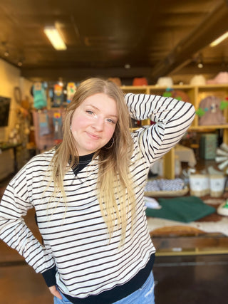 Sara Long sleeve stripes