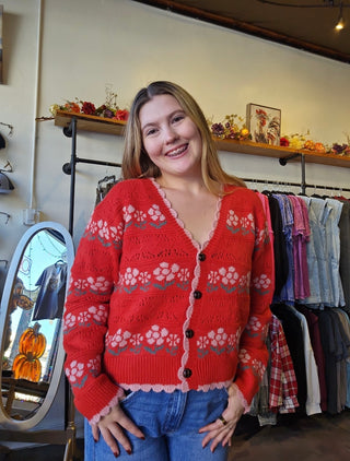 The Carol Knit Sweater Cardigan