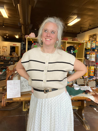 Sandy Beige Sweater vest