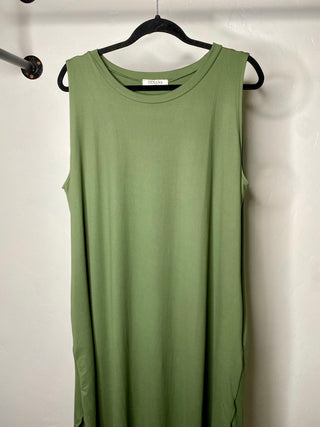 PLUS Nola Olive Dress