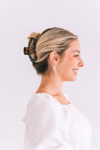 Open Tortoise Large Claw Hair Clip