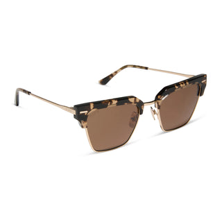 Diff Eyewear: Capri Espresso Tortoise and Brown Sunglasses