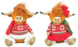 Christmas Highland Cow