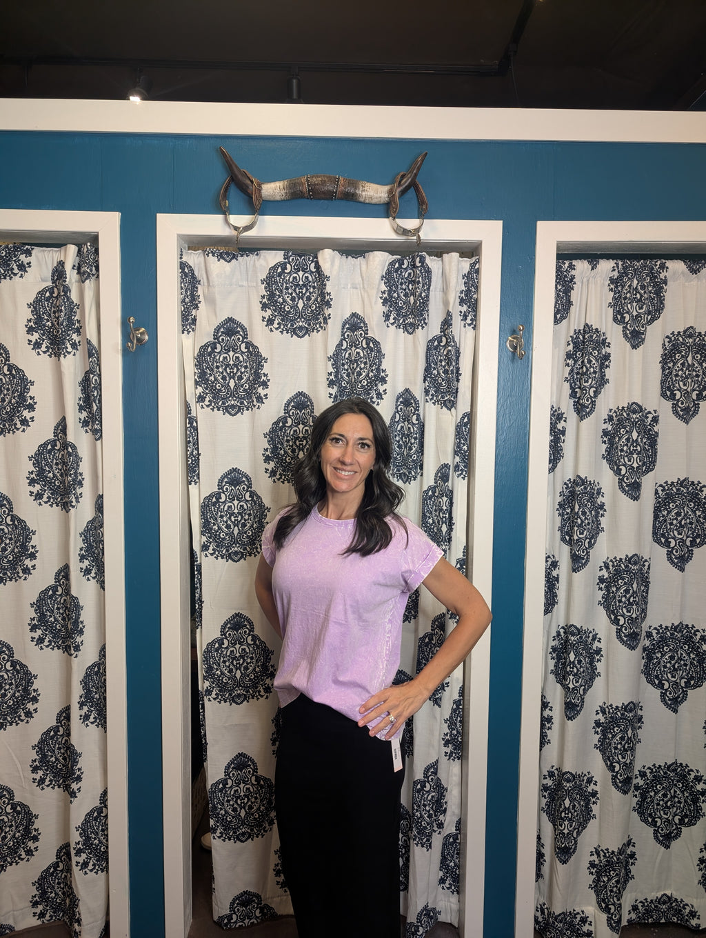 Purple Short Sleeve Zenana Top