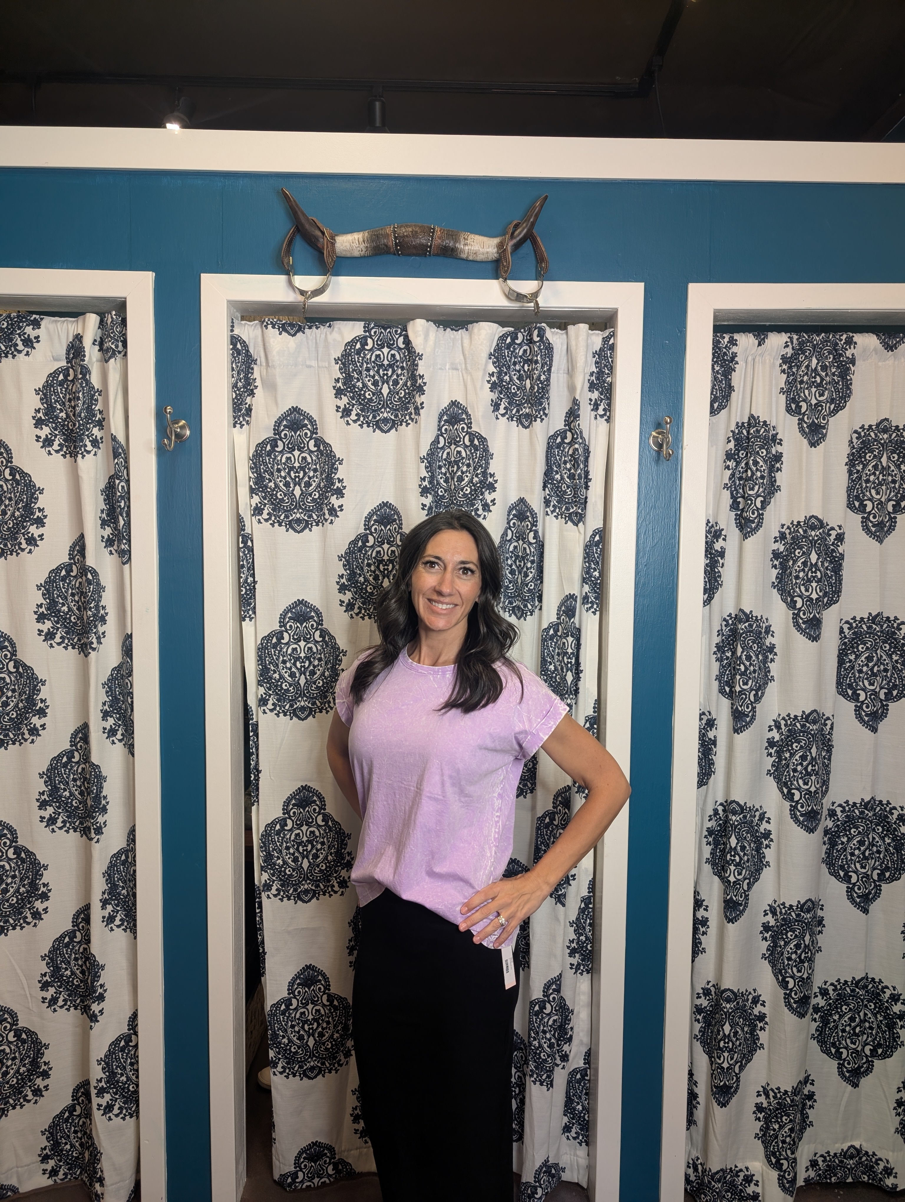 Purple Short Sleeve Zenana Top