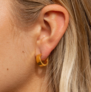 Mom, I Am A Rich Man Hoop Earrings