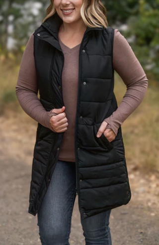 Harlow Long Vest