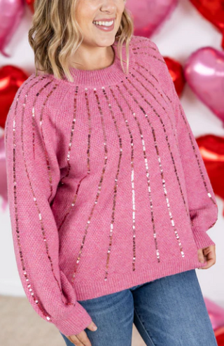 Sparkle Stripes Sweater