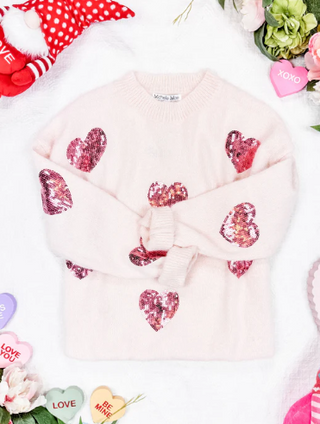 Sparkle Hearts Sweater