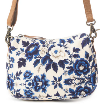 Cottage Rose Blue Bag