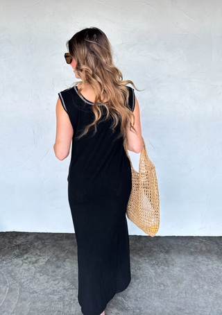 Relaxed Summer Split Hem Dress