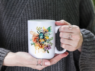 Honey Bee Vintage Retro Mug