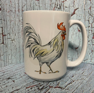 Vintage Chicken Mug