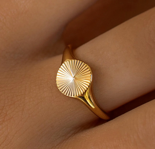 Sunburst Ring Sz 8