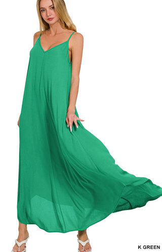 Easy Breezy Crinkle Cami Maxi