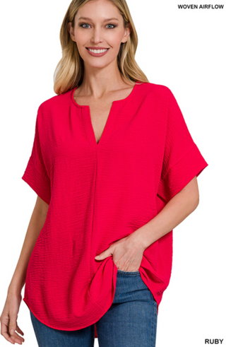 Crush on Ruby Flowy Top