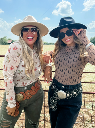 Boots & Blooms Mesh Tops