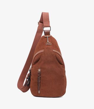 The Nikki Corduroy Sling Bag