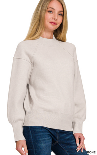 The Luxe Seam Sweater