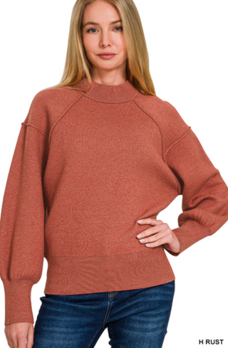 The Luxe Seam Sweater