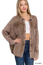 The Cozy Waffle Shacket